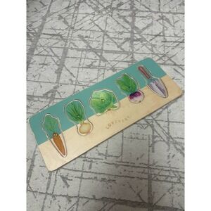 Lovevery Community Garden Vegetable Wooden Puzzle Montessori Toys